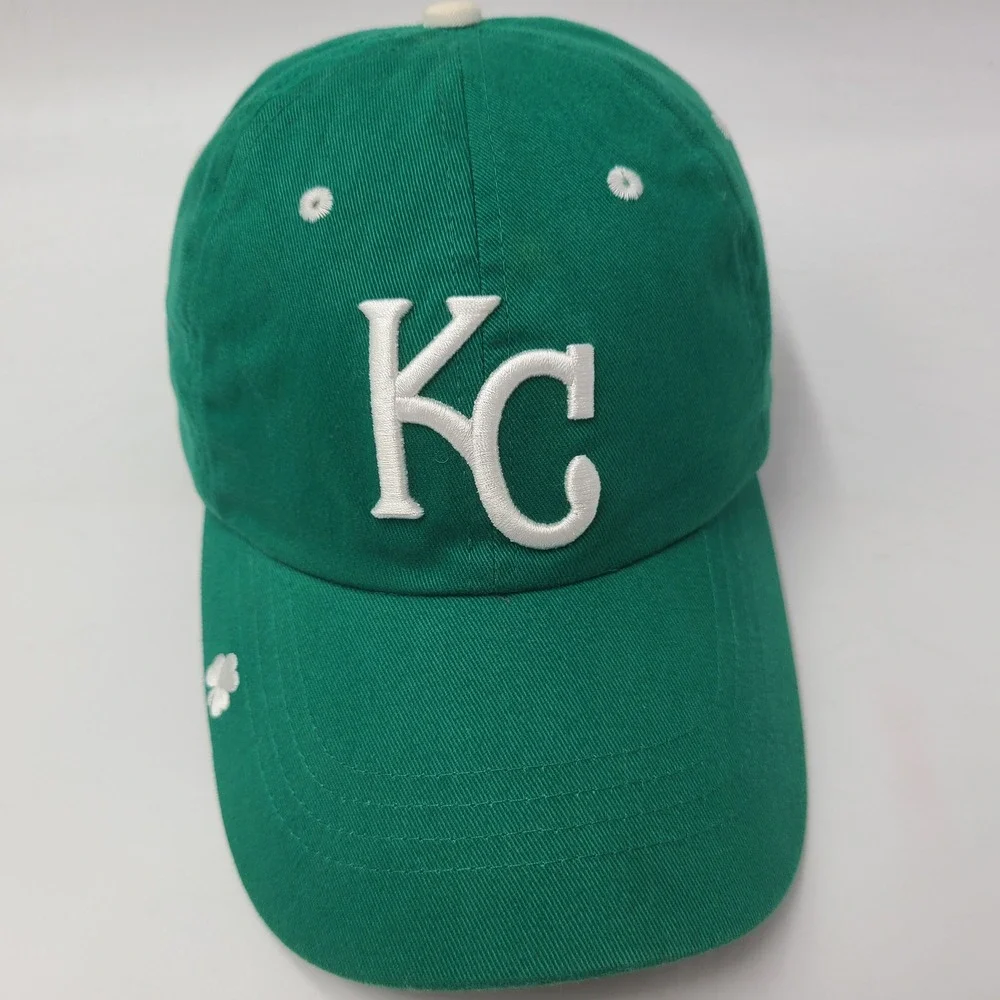 Kansas City Royals Hat Adjustable (Fits Small) Green White MLB St Patricks Day